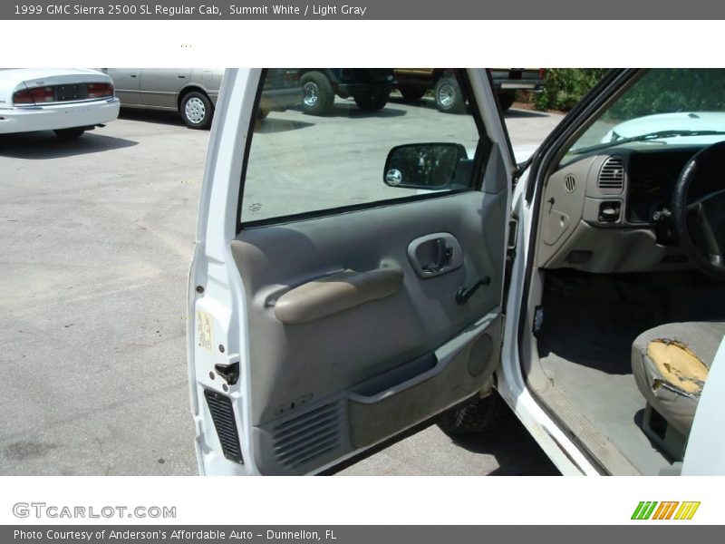 Summit White / Light Gray 1999 GMC Sierra 2500 SL Regular Cab