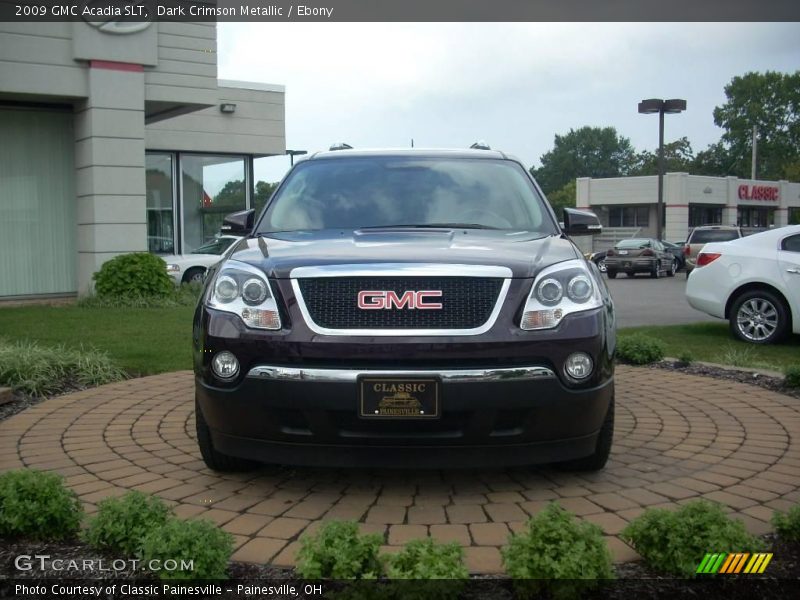 Dark Crimson Metallic / Ebony 2009 GMC Acadia SLT