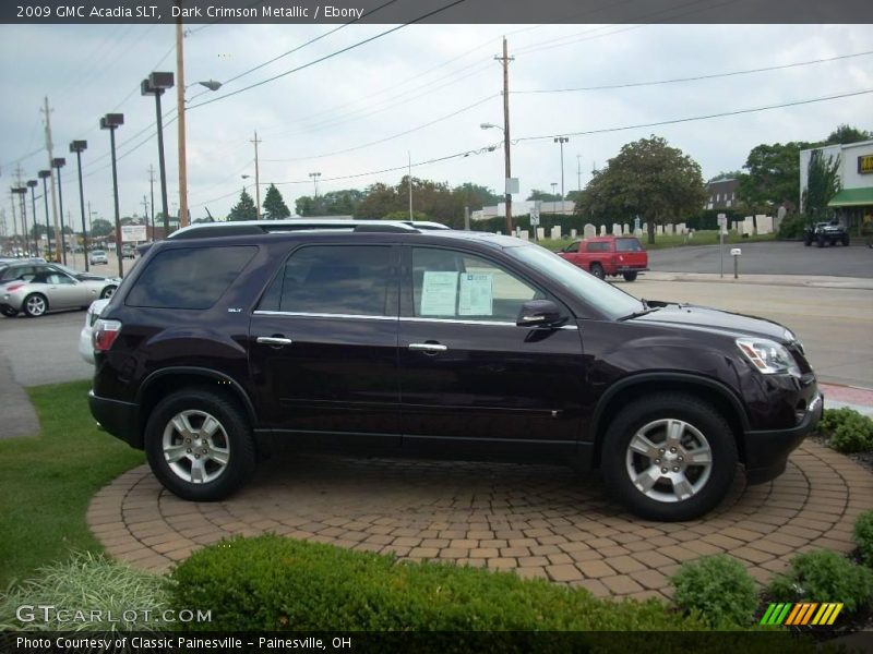 Dark Crimson Metallic / Ebony 2009 GMC Acadia SLT