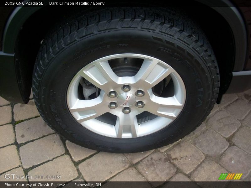 Dark Crimson Metallic / Ebony 2009 GMC Acadia SLT