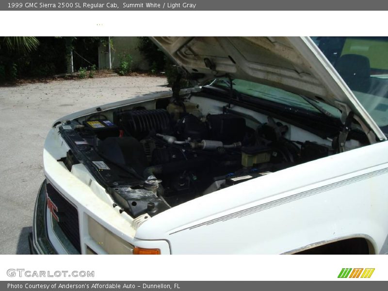 Summit White / Light Gray 1999 GMC Sierra 2500 SL Regular Cab