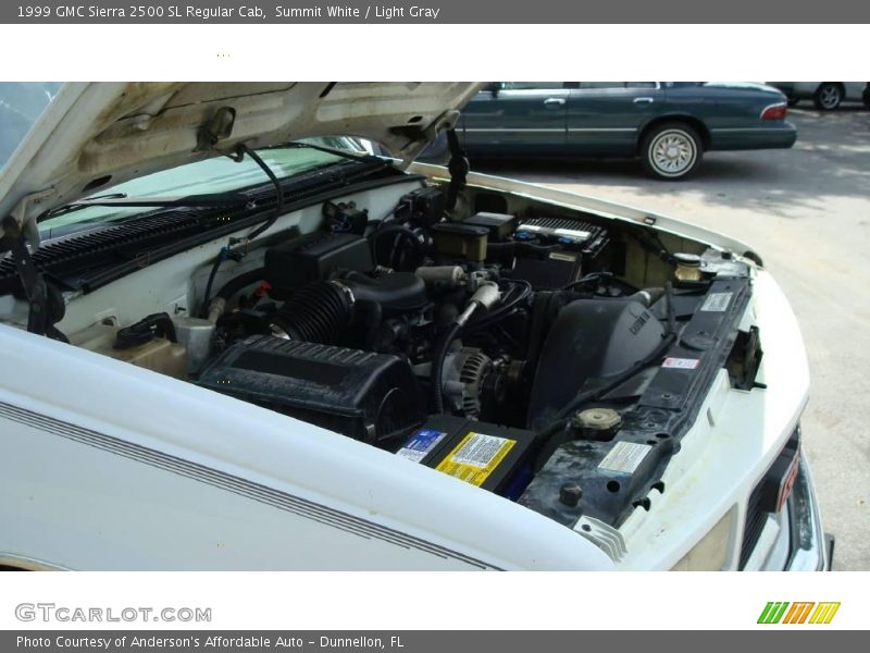 Summit White / Light Gray 1999 GMC Sierra 2500 SL Regular Cab