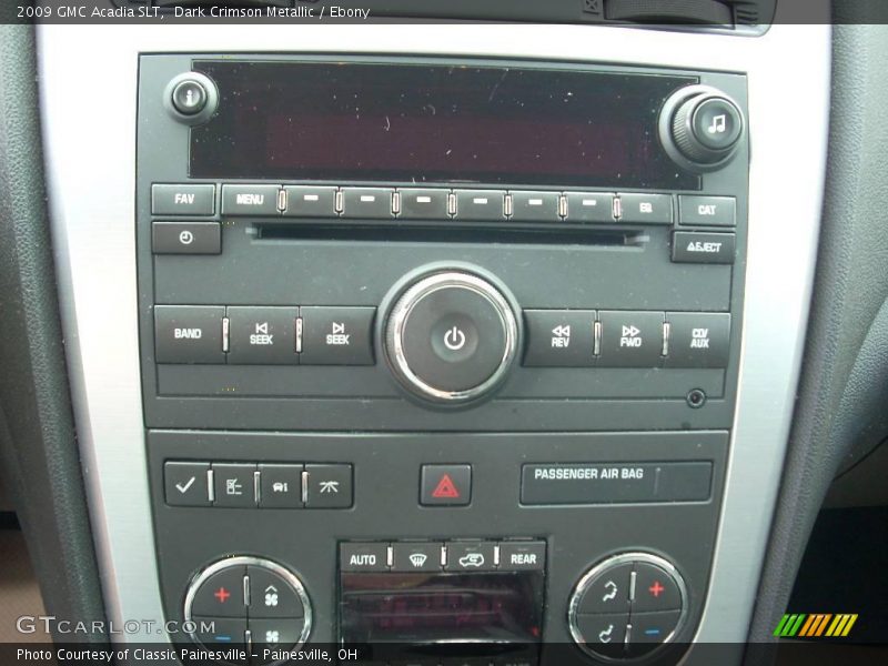 Dark Crimson Metallic / Ebony 2009 GMC Acadia SLT