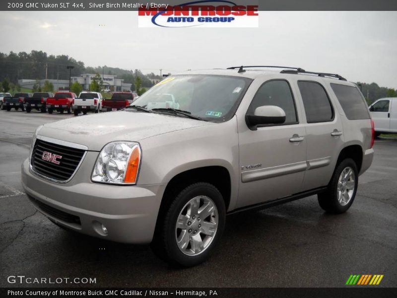 Silver Birch Metallic / Ebony 2009 GMC Yukon SLT 4x4