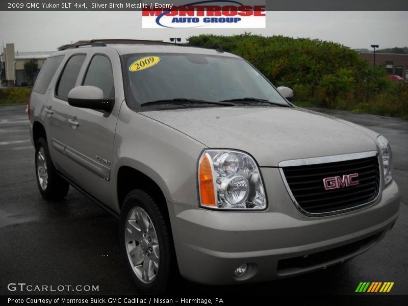 Silver Birch Metallic / Ebony 2009 GMC Yukon SLT 4x4