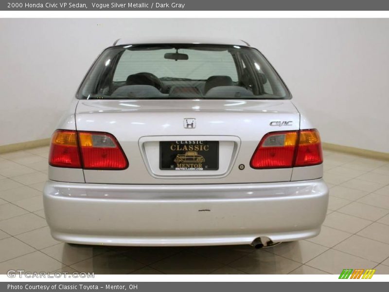 Vogue Silver Metallic / Dark Gray 2000 Honda Civic VP Sedan