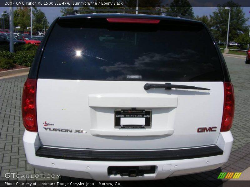 Summit White / Ebony Black 2007 GMC Yukon XL 1500 SLE 4x4