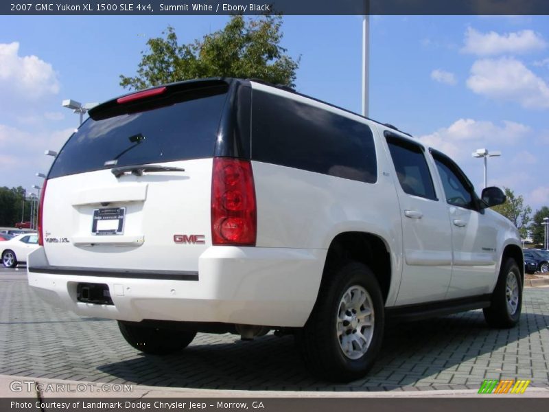 Summit White / Ebony Black 2007 GMC Yukon XL 1500 SLE 4x4