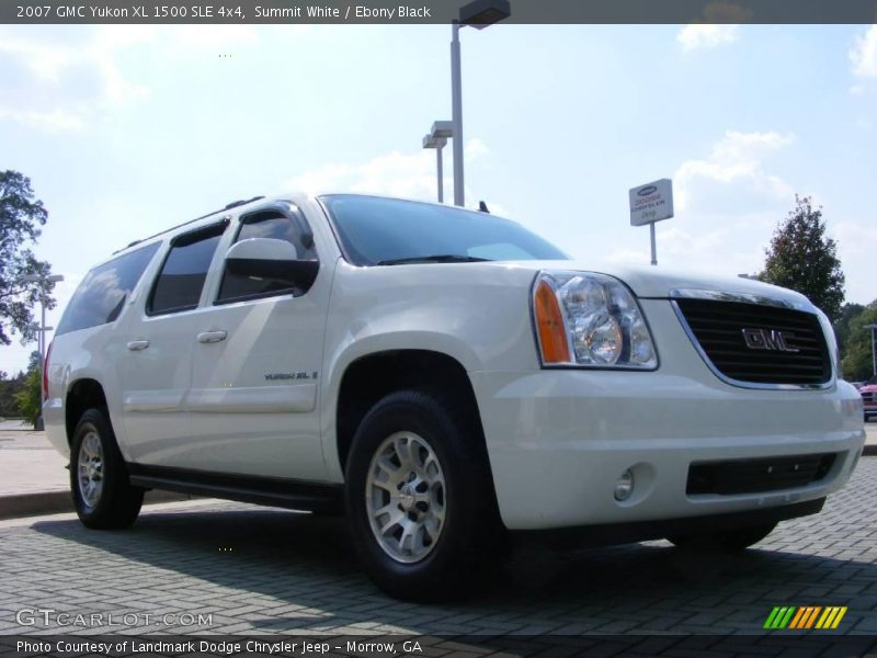 Summit White / Ebony Black 2007 GMC Yukon XL 1500 SLE 4x4