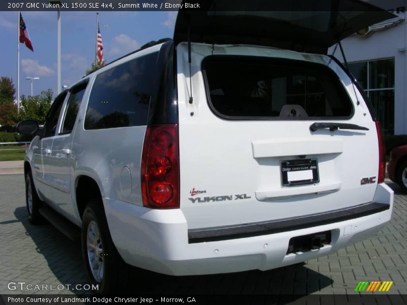 Summit White / Ebony Black 2007 GMC Yukon XL 1500 SLE 4x4