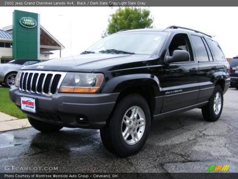 Black / Dark Slate Gray/Light Slate Gray 2002 Jeep Grand Cherokee Laredo 4x4