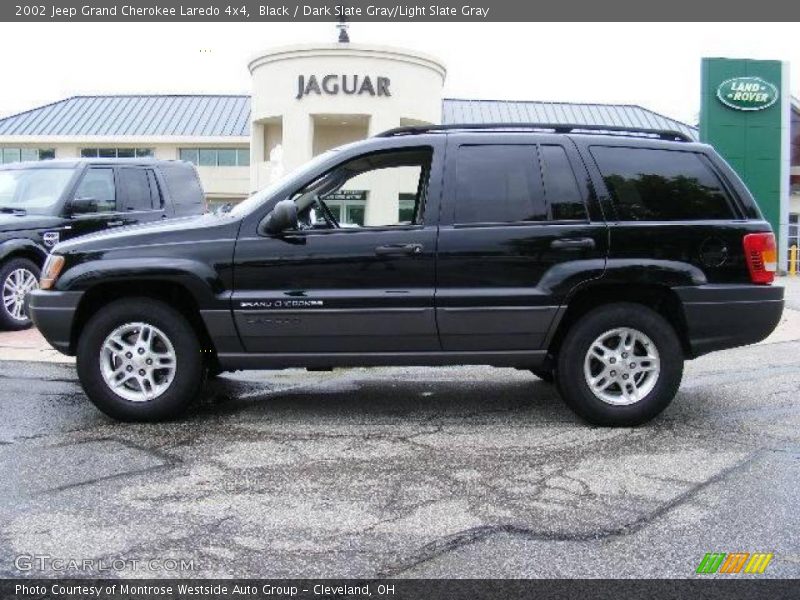 Black / Dark Slate Gray/Light Slate Gray 2002 Jeep Grand Cherokee Laredo 4x4