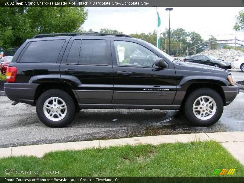 Black / Dark Slate Gray/Light Slate Gray 2002 Jeep Grand Cherokee Laredo 4x4
