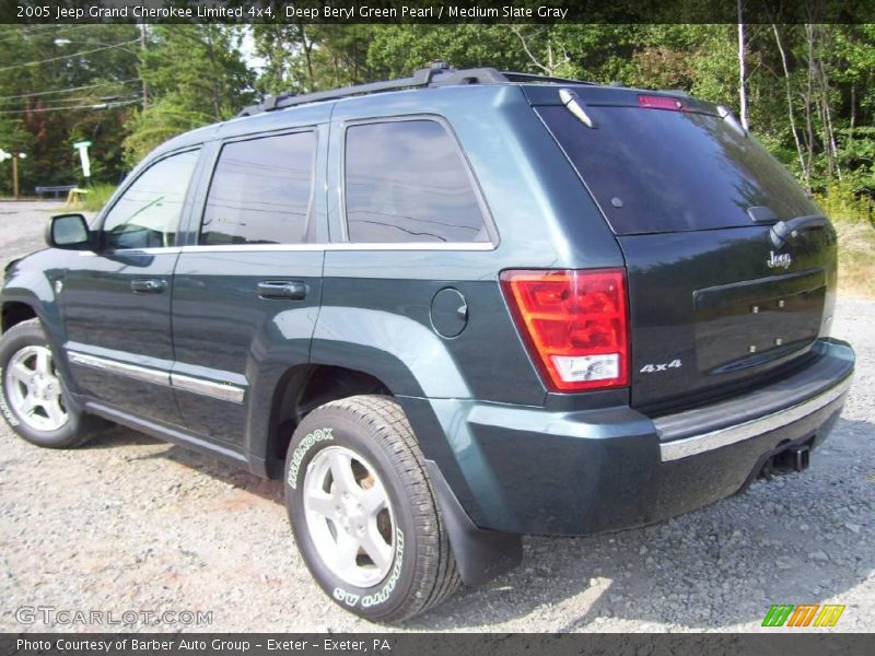 Deep Beryl Green Pearl / Medium Slate Gray 2005 Jeep Grand Cherokee Limited 4x4