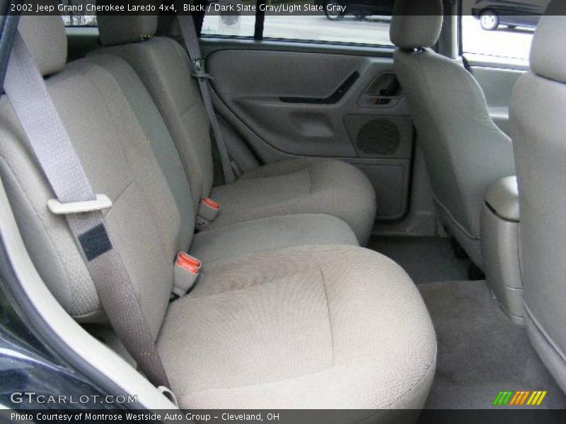 Black / Dark Slate Gray/Light Slate Gray 2002 Jeep Grand Cherokee Laredo 4x4