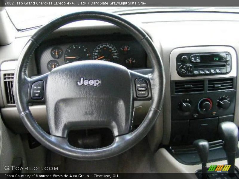 Black / Dark Slate Gray/Light Slate Gray 2002 Jeep Grand Cherokee Laredo 4x4