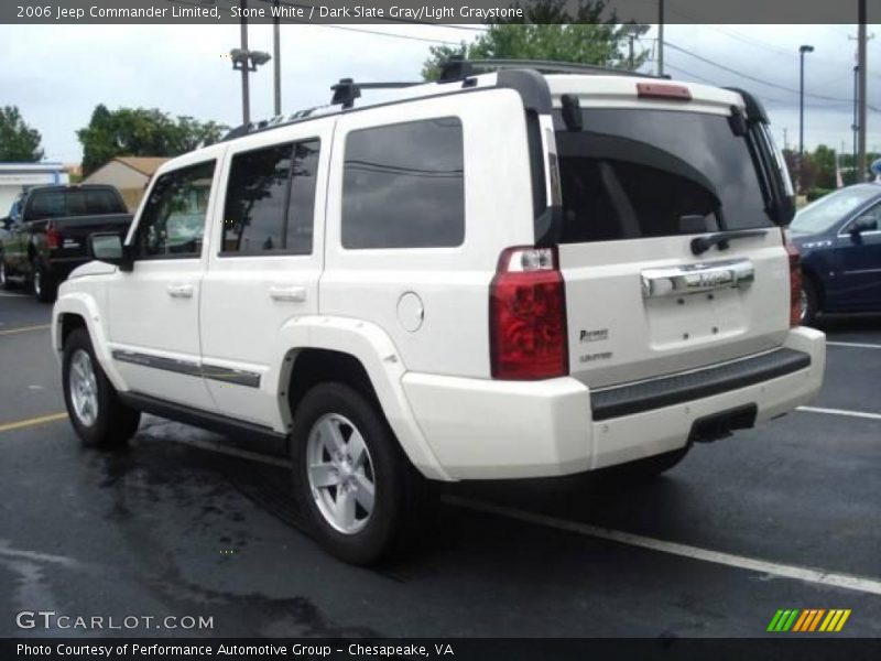 Stone White / Dark Slate Gray/Light Graystone 2006 Jeep Commander Limited