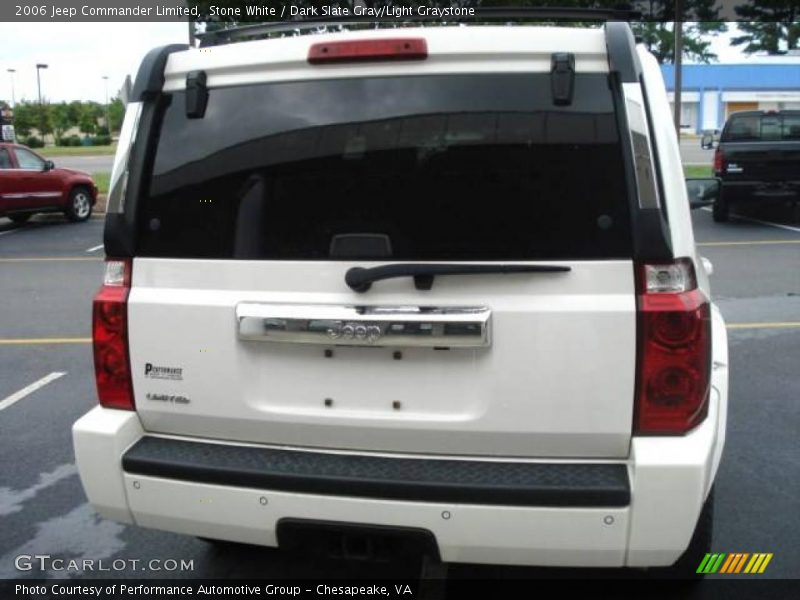 Stone White / Dark Slate Gray/Light Graystone 2006 Jeep Commander Limited