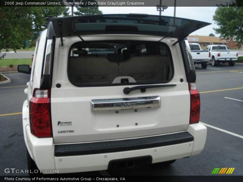 Stone White / Dark Slate Gray/Light Graystone 2006 Jeep Commander Limited