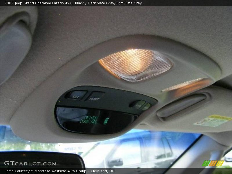 Black / Dark Slate Gray/Light Slate Gray 2002 Jeep Grand Cherokee Laredo 4x4