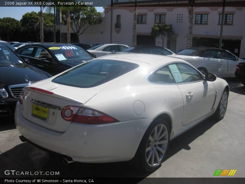 Porcelain / Caramel 2008 Jaguar XK XK8 Coupe