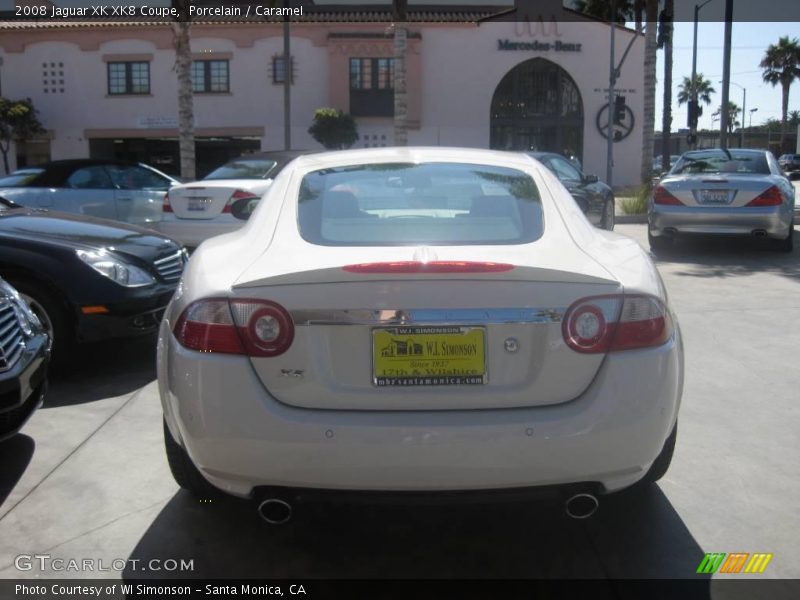 Porcelain / Caramel 2008 Jaguar XK XK8 Coupe