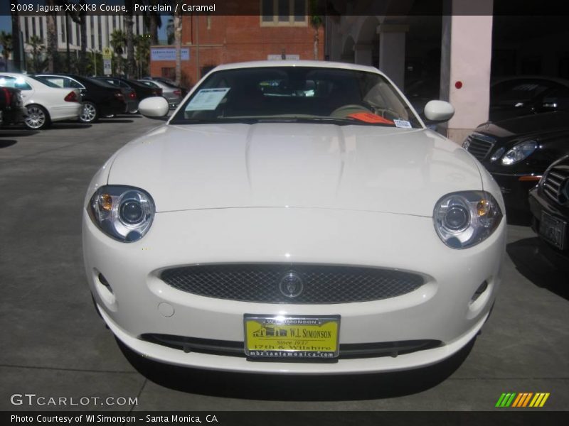 Porcelain / Caramel 2008 Jaguar XK XK8 Coupe