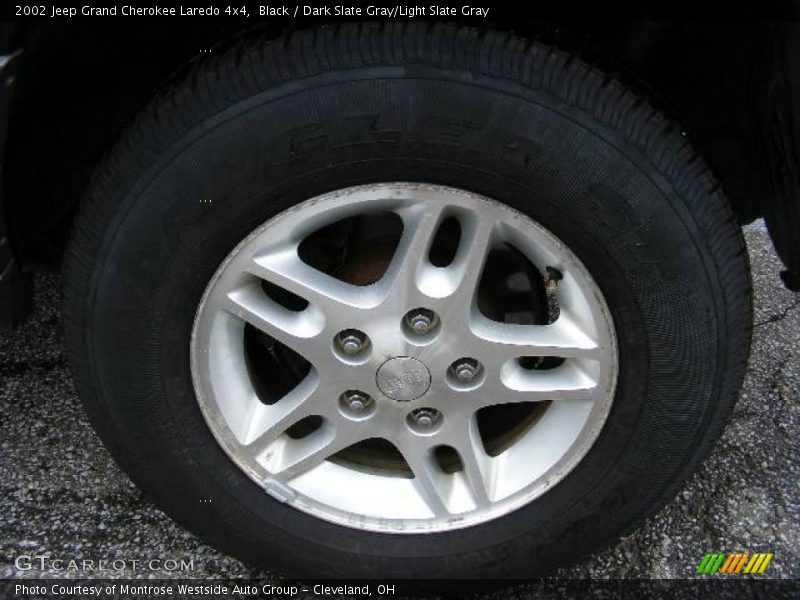Black / Dark Slate Gray/Light Slate Gray 2002 Jeep Grand Cherokee Laredo 4x4