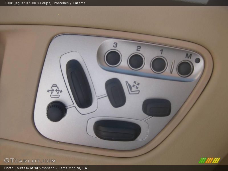 Porcelain / Caramel 2008 Jaguar XK XK8 Coupe