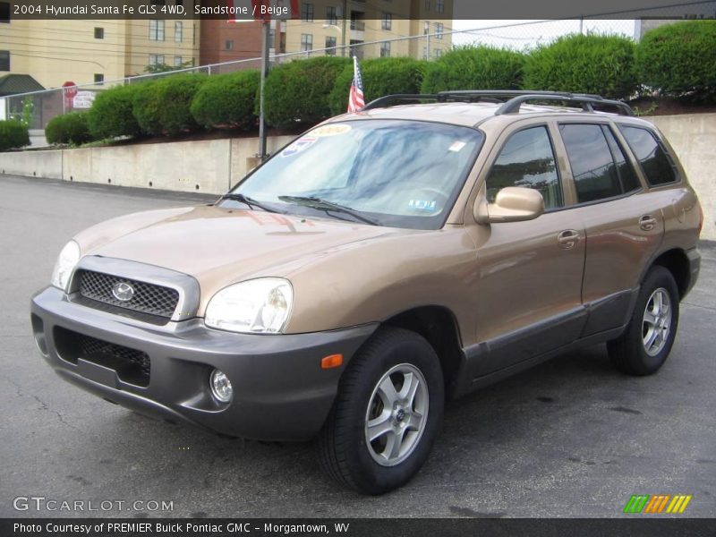 Sandstone / Beige 2004 Hyundai Santa Fe GLS 4WD