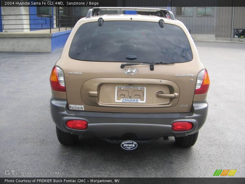 Sandstone / Beige 2004 Hyundai Santa Fe GLS 4WD