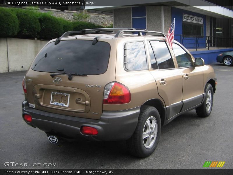 Sandstone / Beige 2004 Hyundai Santa Fe GLS 4WD