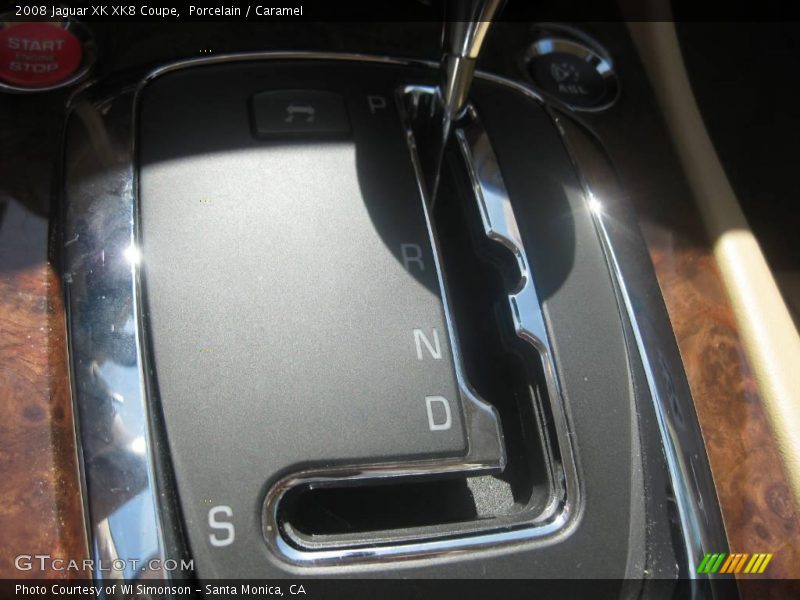 Porcelain / Caramel 2008 Jaguar XK XK8 Coupe