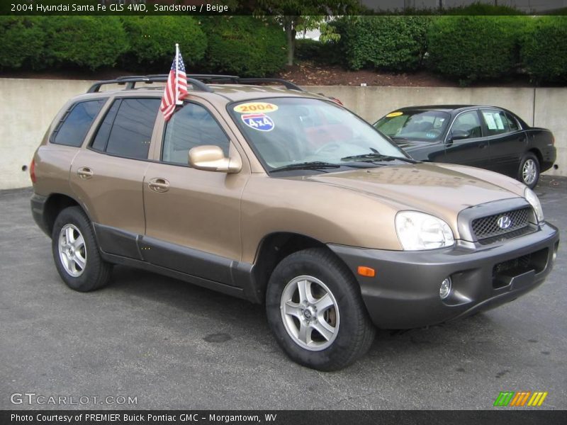 Sandstone / Beige 2004 Hyundai Santa Fe GLS 4WD