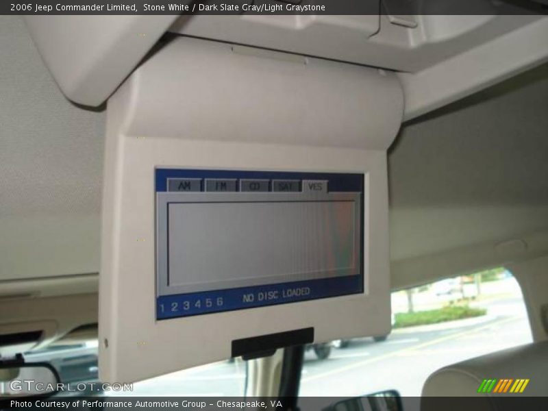 Stone White / Dark Slate Gray/Light Graystone 2006 Jeep Commander Limited