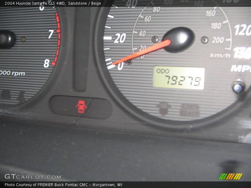 Sandstone / Beige 2004 Hyundai Santa Fe GLS 4WD