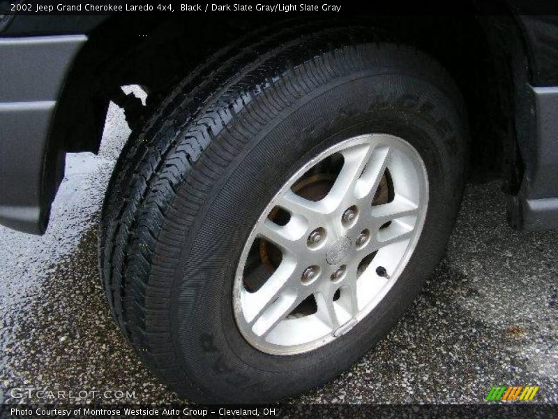 Black / Dark Slate Gray/Light Slate Gray 2002 Jeep Grand Cherokee Laredo 4x4