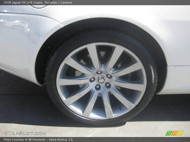 Porcelain / Caramel 2008 Jaguar XK XK8 Coupe