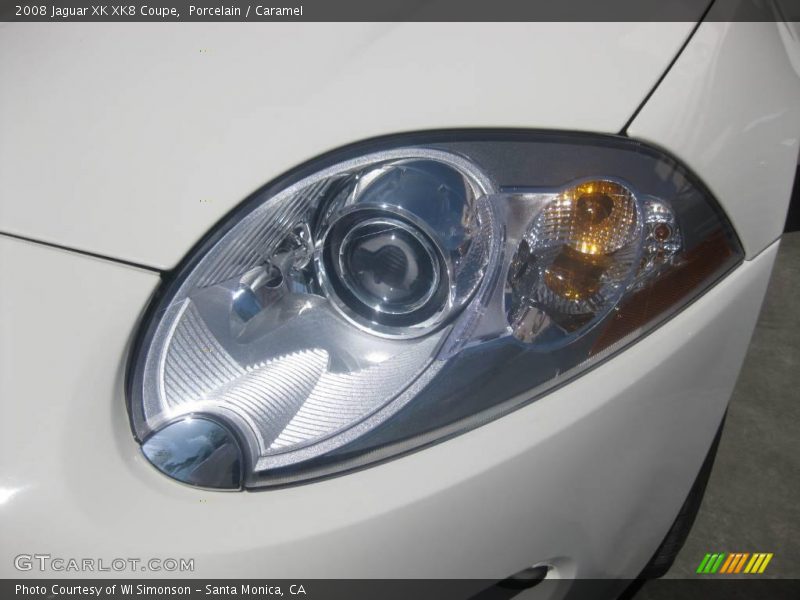 Porcelain / Caramel 2008 Jaguar XK XK8 Coupe