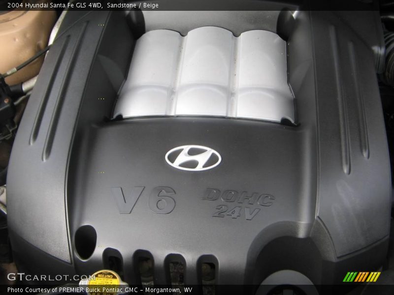 Sandstone / Beige 2004 Hyundai Santa Fe GLS 4WD