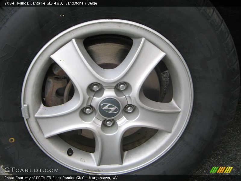 Sandstone / Beige 2004 Hyundai Santa Fe GLS 4WD