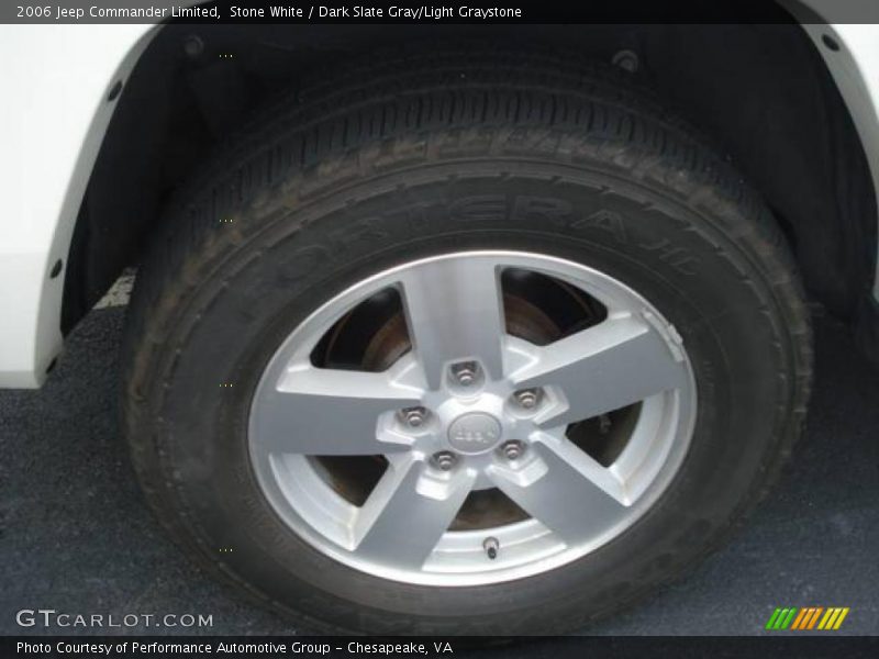 Stone White / Dark Slate Gray/Light Graystone 2006 Jeep Commander Limited