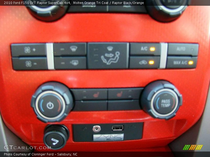 Molten Orange Tri Coat / Raptor Black/Orange 2010 Ford F150 SVT Raptor SuperCab 4x4