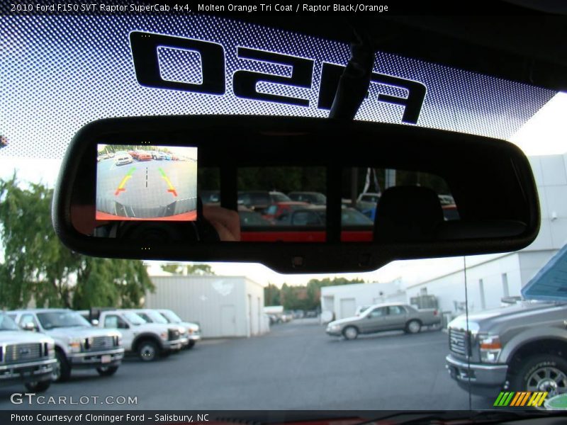 Molten Orange Tri Coat / Raptor Black/Orange 2010 Ford F150 SVT Raptor SuperCab 4x4