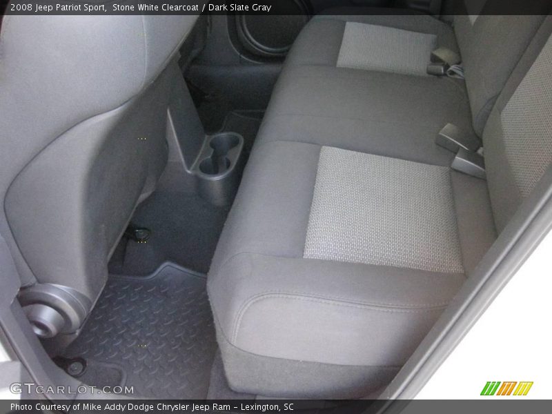 Stone White Clearcoat / Dark Slate Gray 2008 Jeep Patriot Sport
