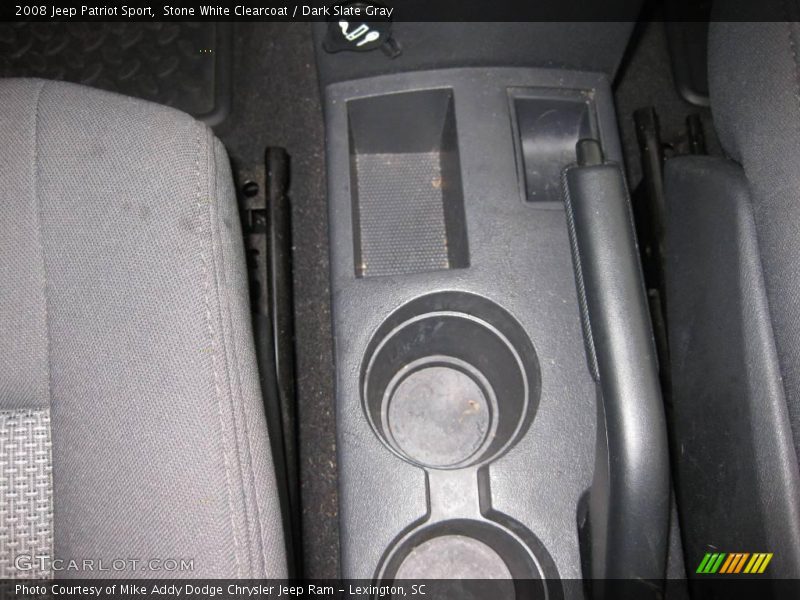 Stone White Clearcoat / Dark Slate Gray 2008 Jeep Patriot Sport