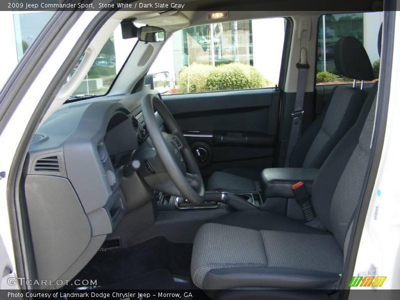 Stone White / Dark Slate Gray 2009 Jeep Commander Sport