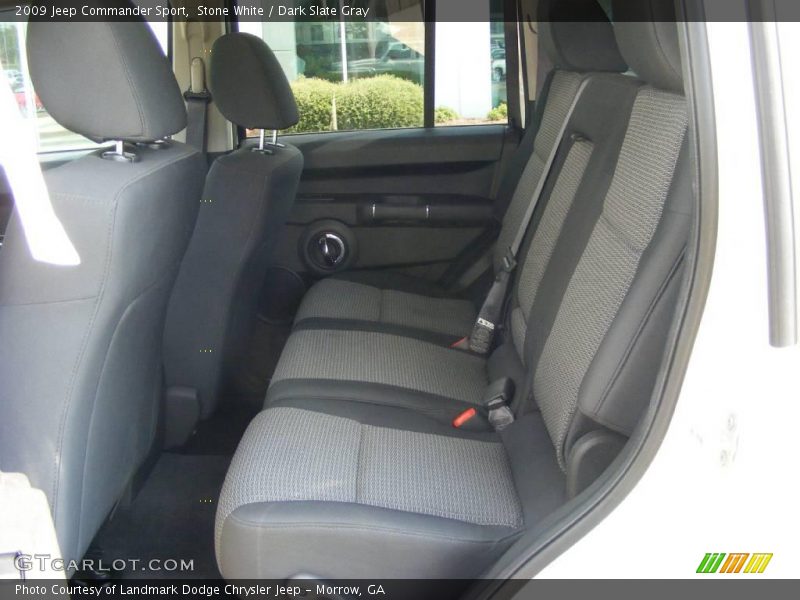 Stone White / Dark Slate Gray 2009 Jeep Commander Sport