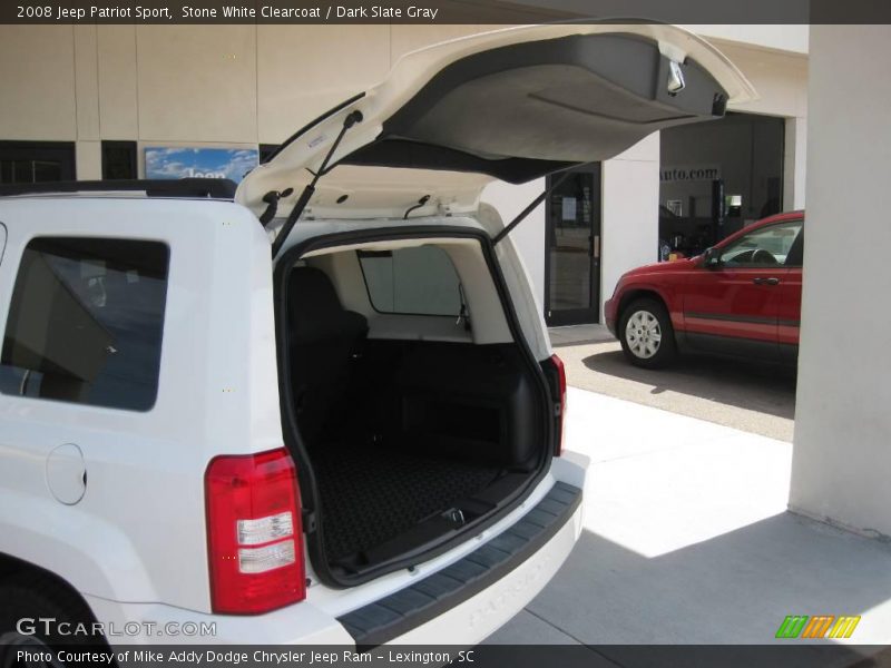 Stone White Clearcoat / Dark Slate Gray 2008 Jeep Patriot Sport