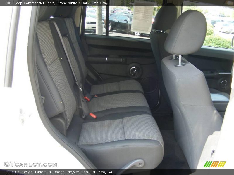 Stone White / Dark Slate Gray 2009 Jeep Commander Sport